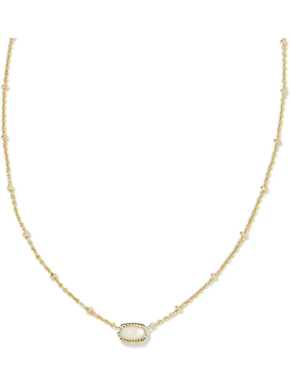 14k Gold-Plated Mini Satellite Pendant Necklace - Chic Fashion Jewelry for Women